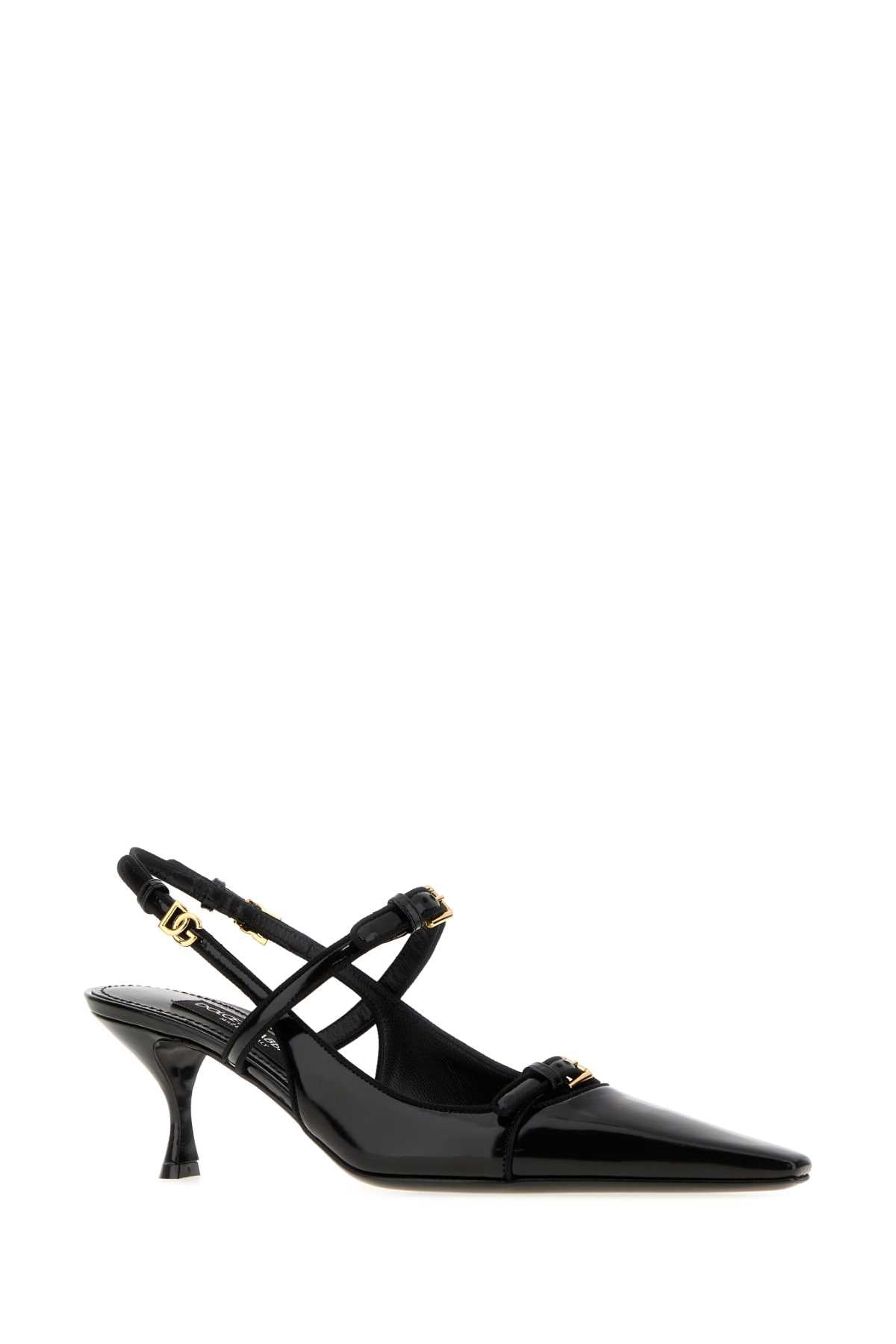 Dolce & Gabbana Women Black Leather Pumps DOLCE & GABBANA