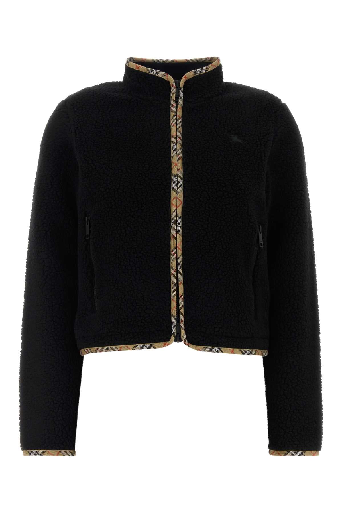 Burberry Women Black Teddy Jacket BURBERRY