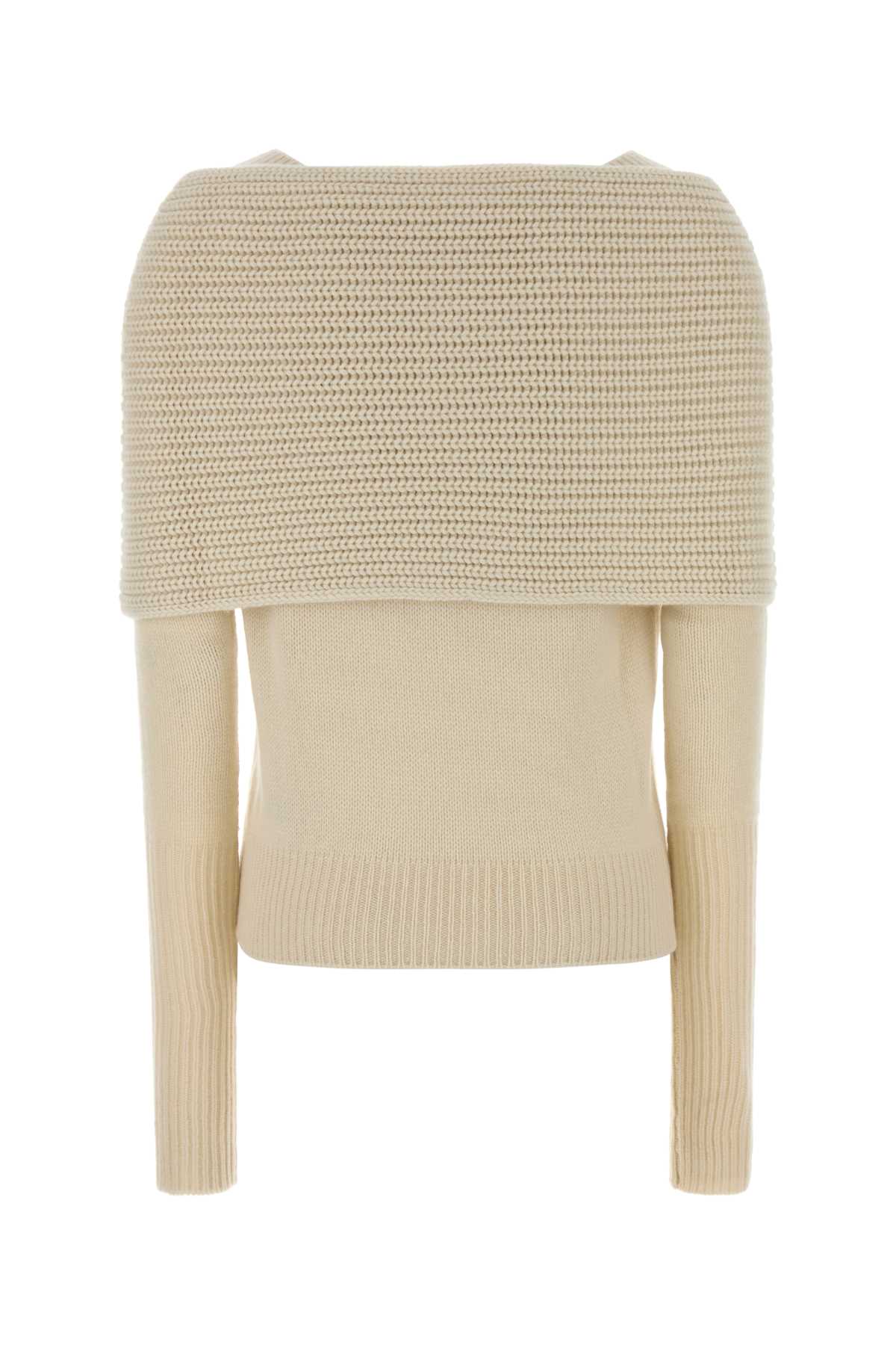 Ermanno Scervino Women Sand Cashmere Sweater ERMANO SCERVINO