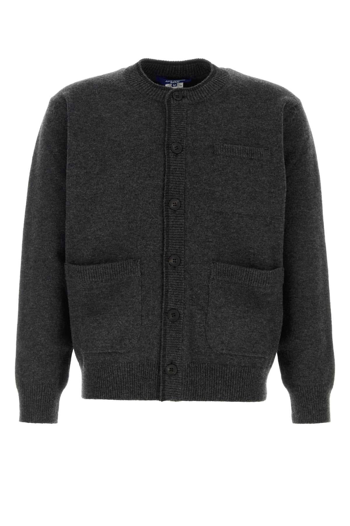Junya Watanabe Men Charcoal Wool Cardigan JUNYA WATANABE