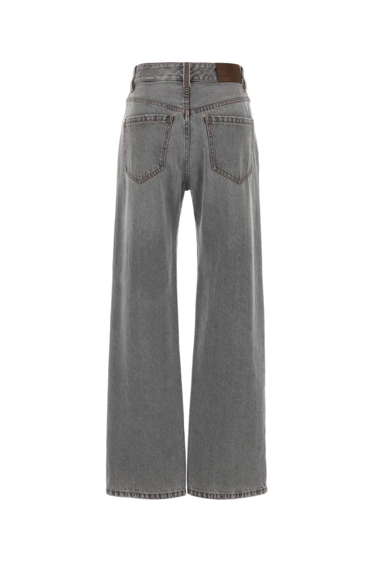 Brunello Cucinelli Women Grey Denim Jeans BRUNELLO CUCINELLI