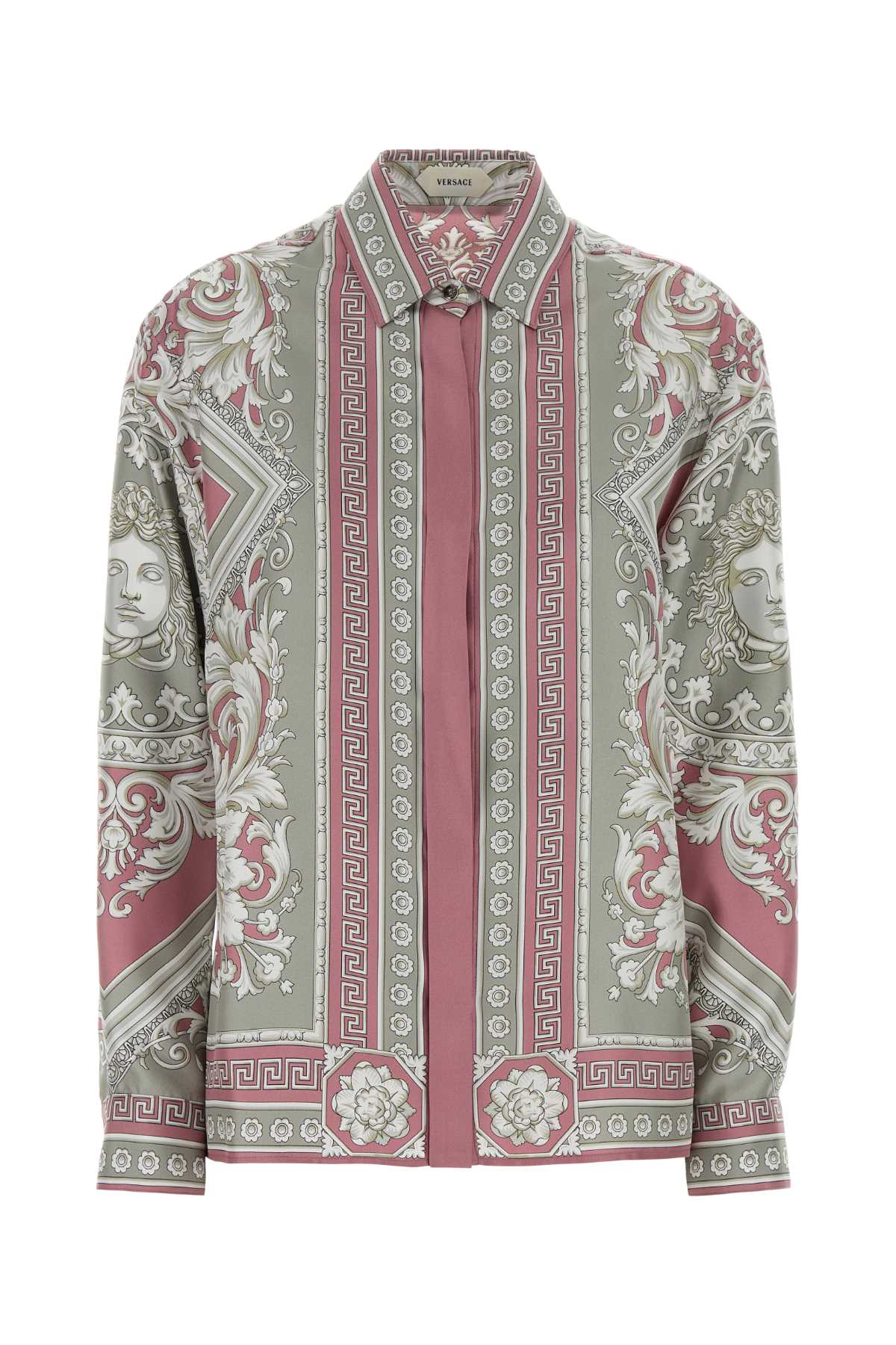 Versace Women Printed Twill Shirt VERSACE