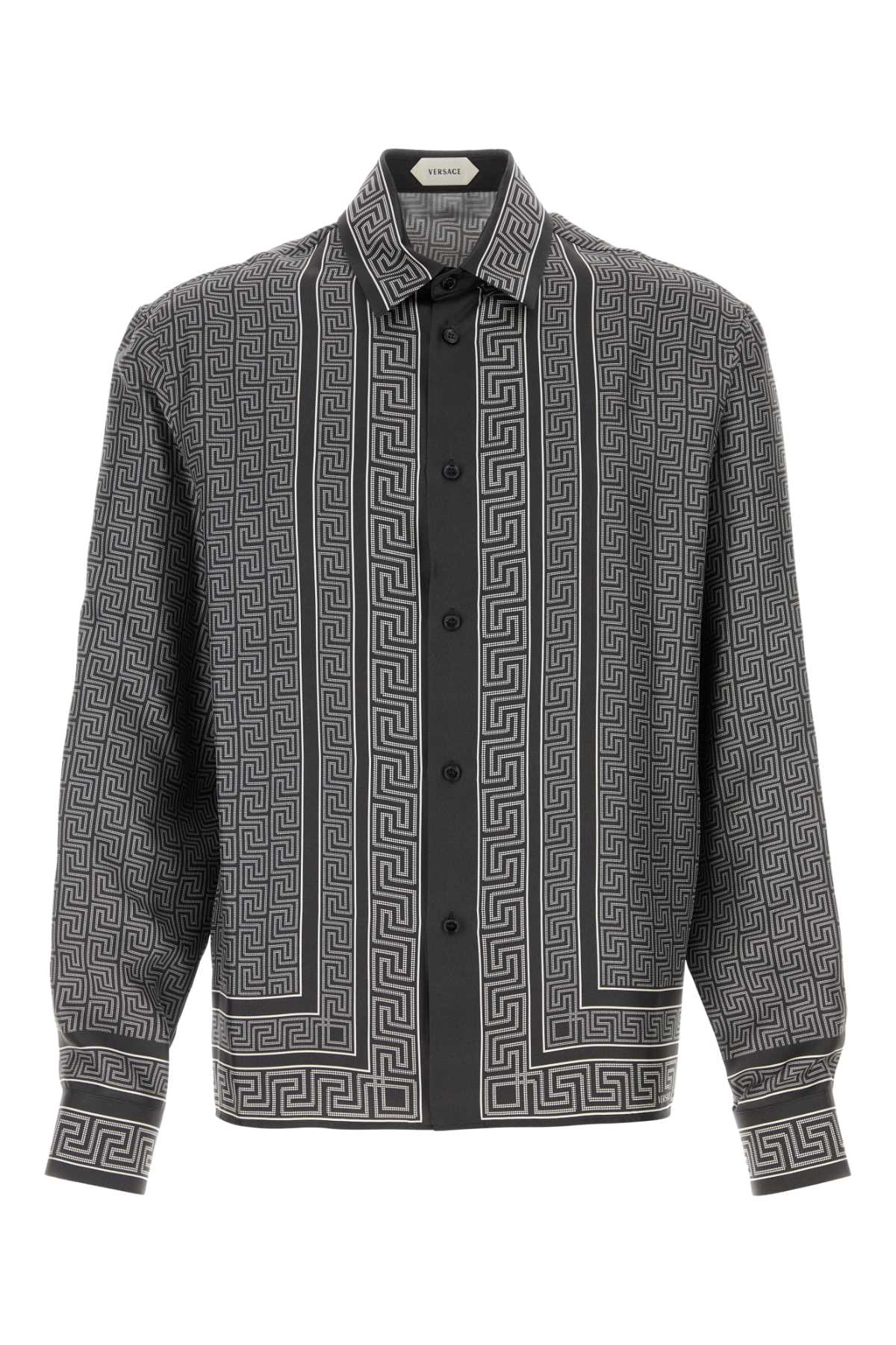 Versace Men Printed Twill Shirt VERSACE