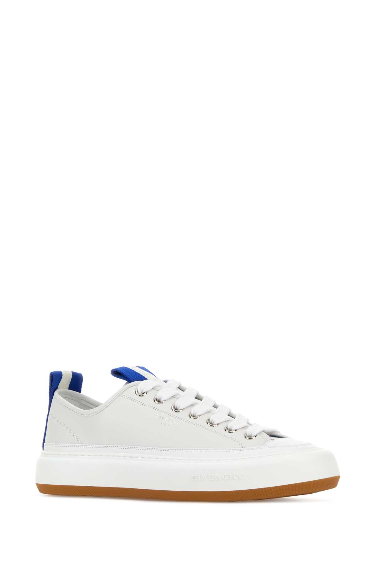 Givenchy Men Chalk Leather Sneakers GIVENCHY