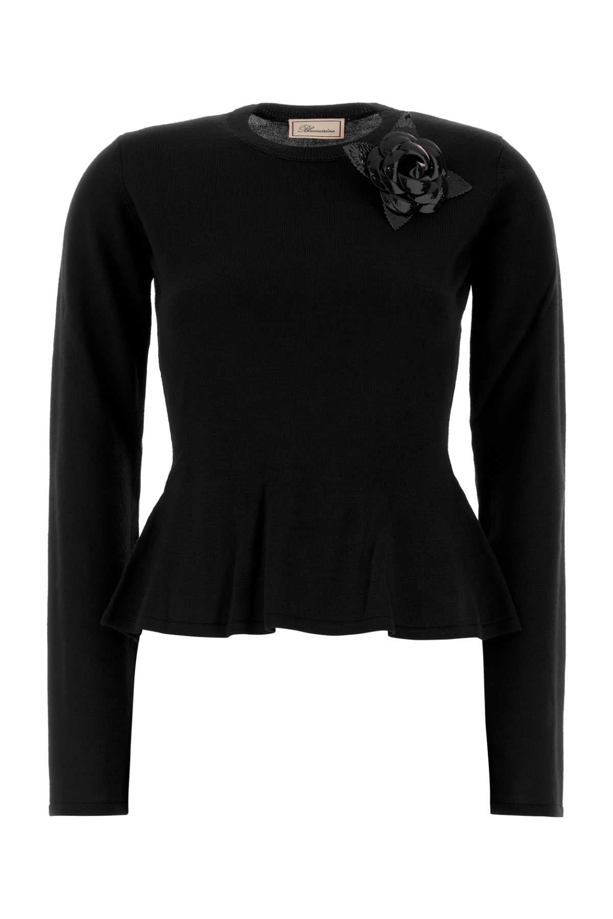 Blumarine Women Black Wool Sweater BLUMARINE