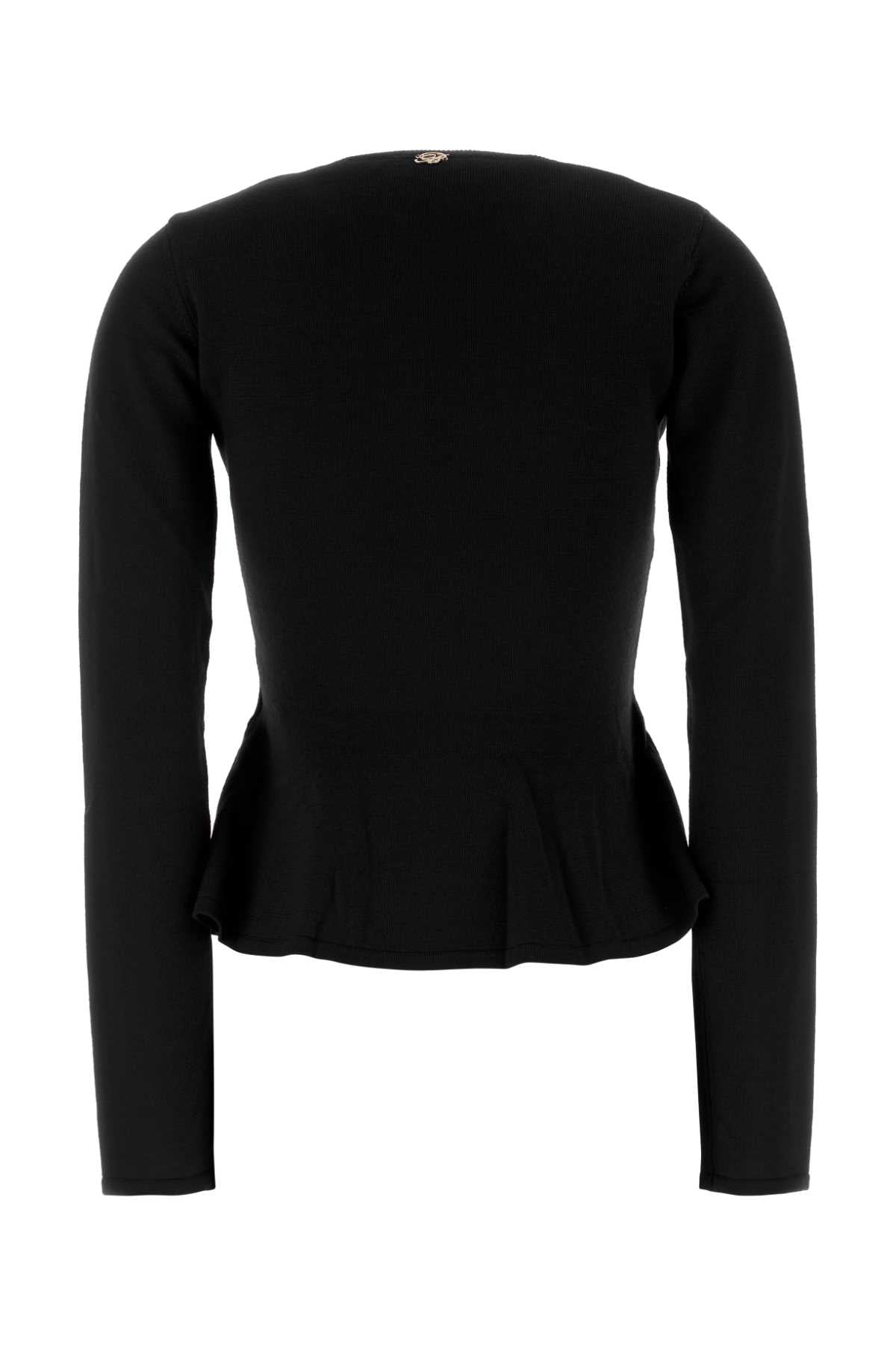 Blumarine Women Black Wool Sweater BLUMARINE