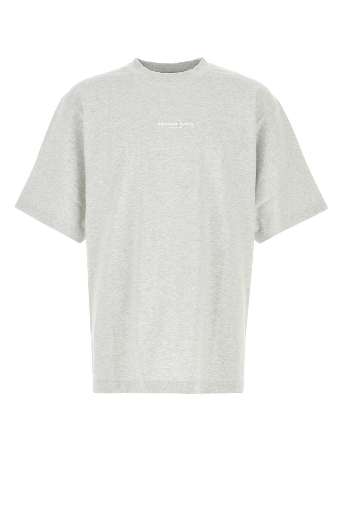 Alexander Wang Unisex Light Grey Cotton Oversize T-Shirt ALEXANDER WANG