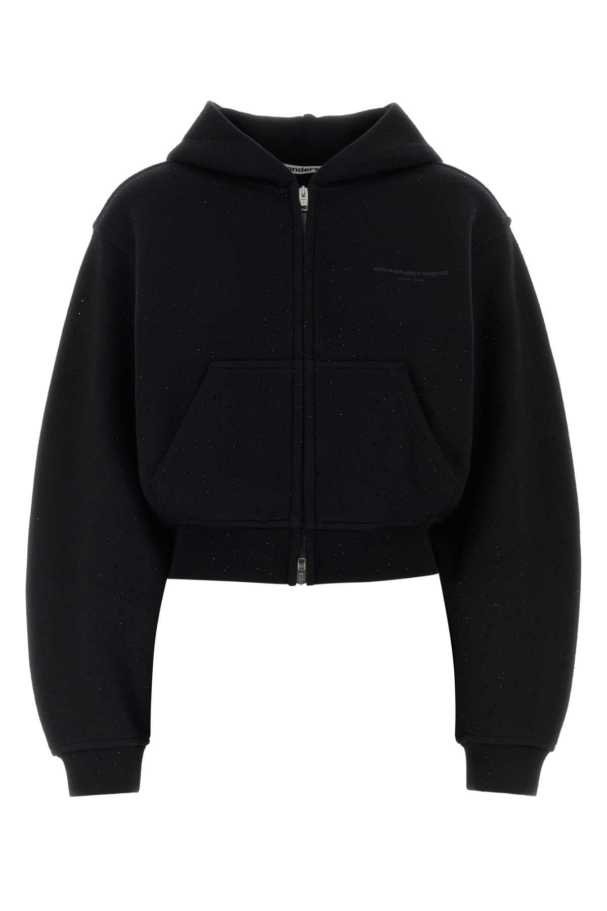 Alexander Wang Women Black Cotton Blend Sweatshirt ALEXANDER WANG