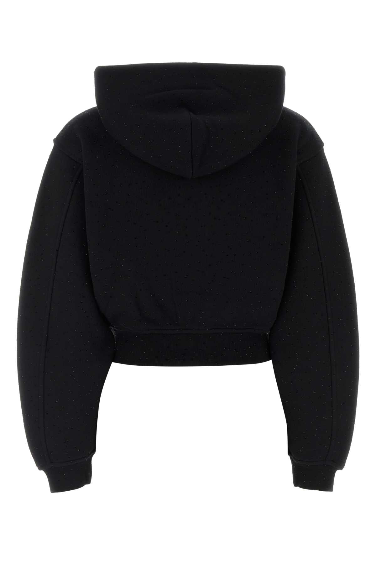 Alexander Wang Women Black Cotton Blend Sweatshirt ALEXANDER WANG