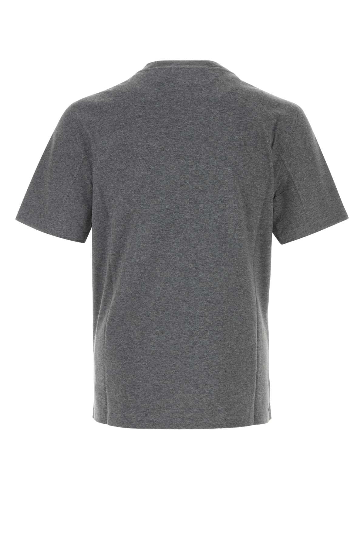 Brunello Cucinelli Men Dark Grey Cotton T-Shirt BRUNELLO CUCINELLI