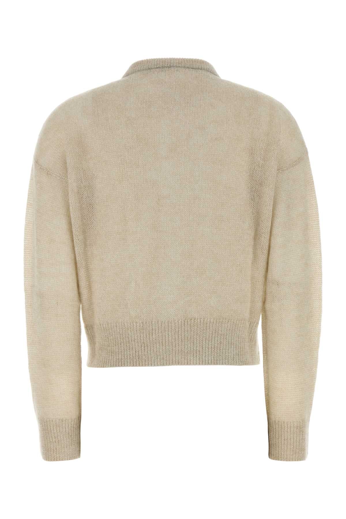 Brunello Cucinelli Women Sand Mohair Blend Cardigan BRUNELLO CUCINELLI