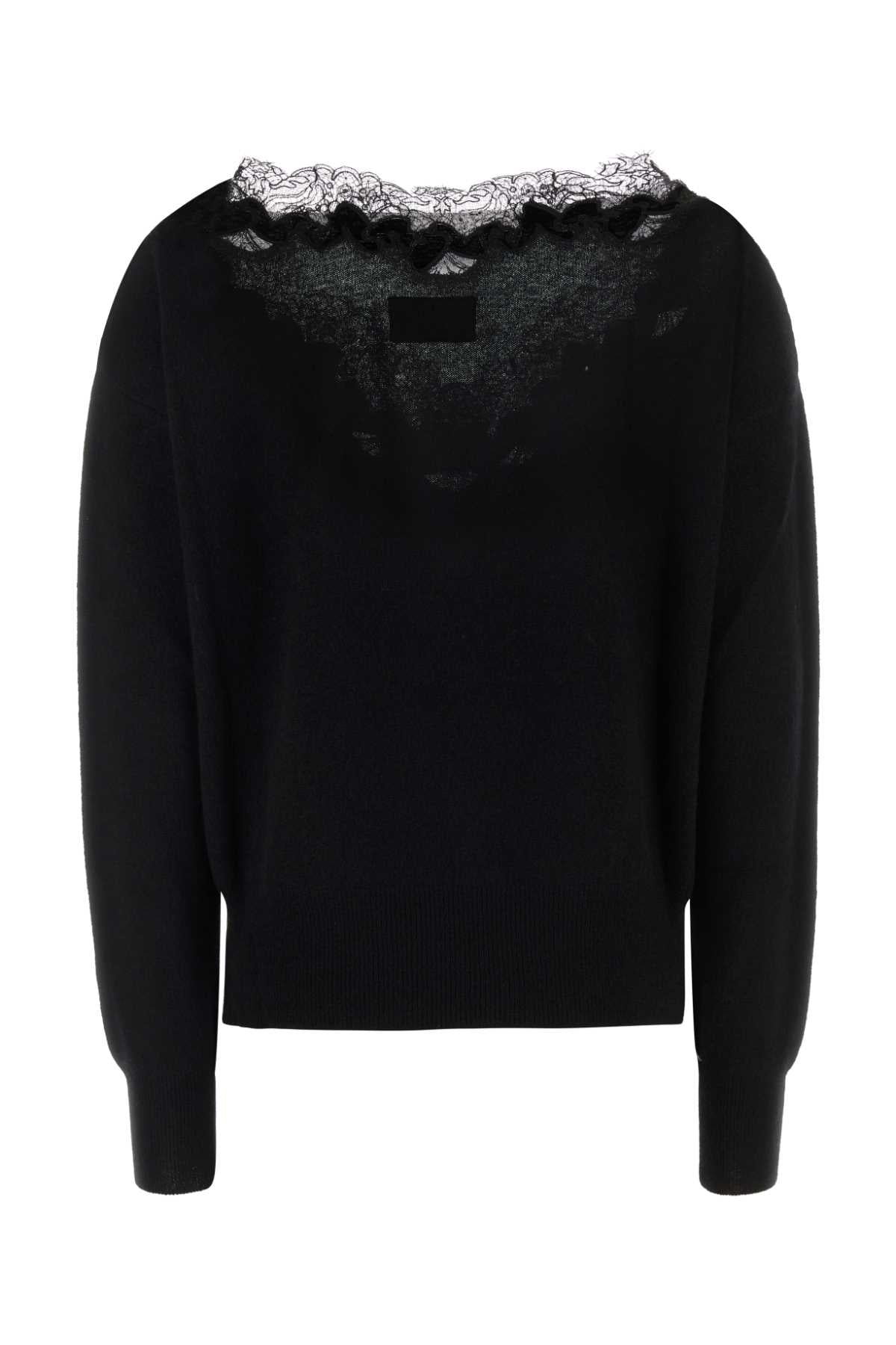 Ermanno Scervino Women Black Cashmere Sweater ERMANO SCERVINO