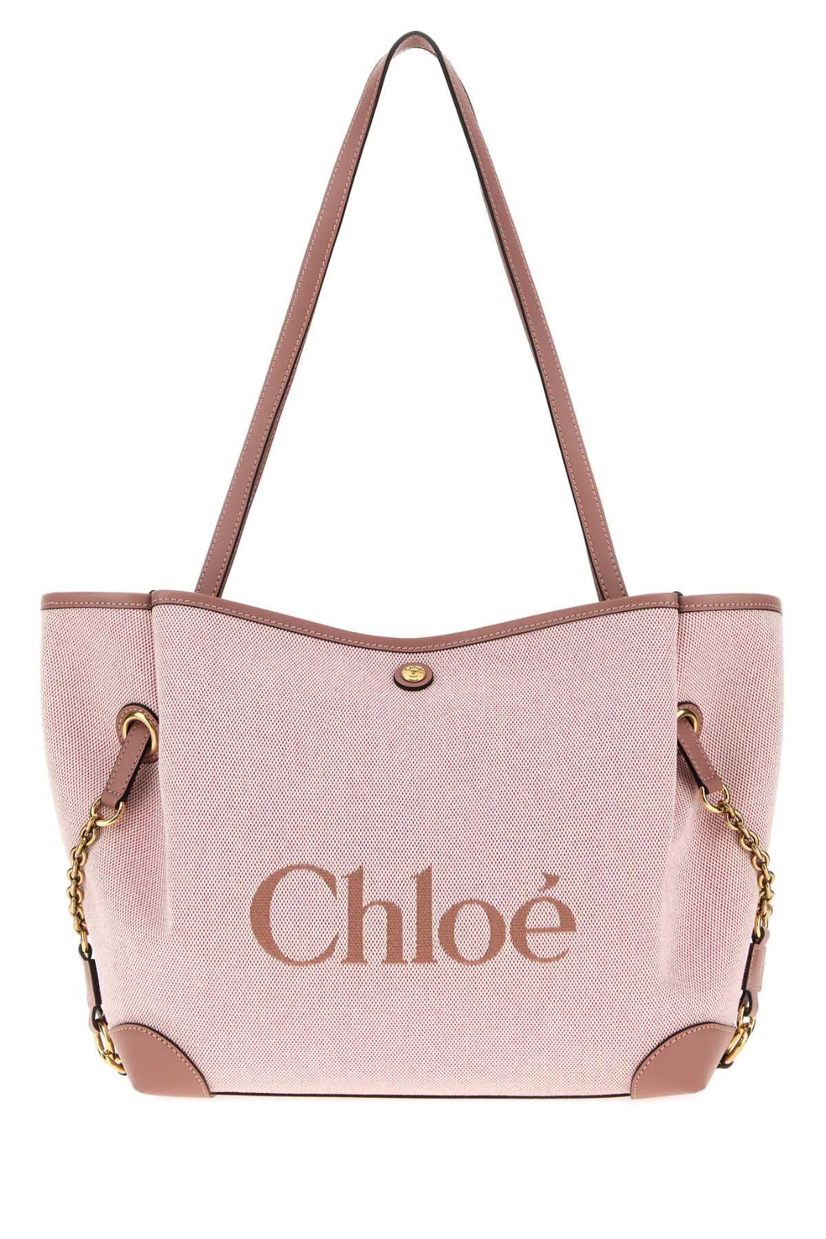 Chloe Women Pink Canvas Chloe Clover Shopping Bag CHLOE