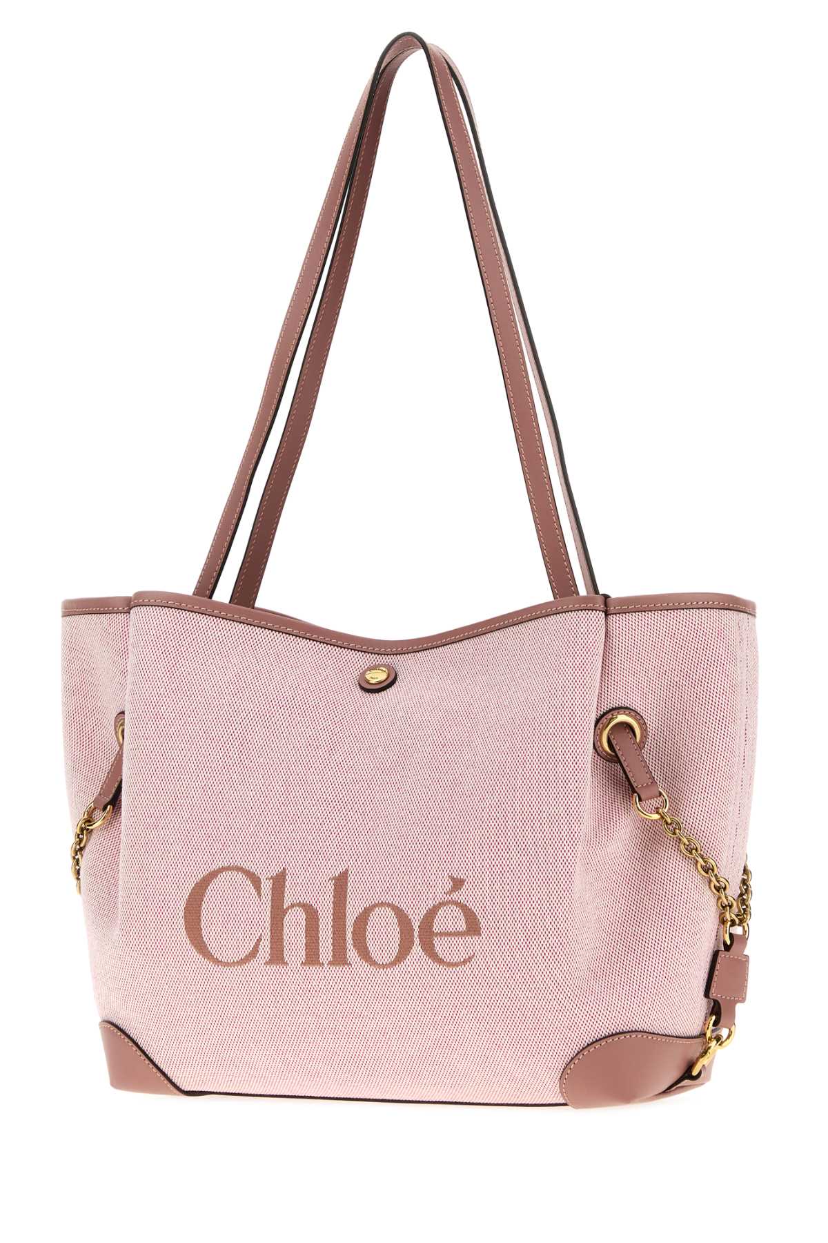 Chloe Women Pink Canvas Chloe Clover Shopping Bag CHLOE