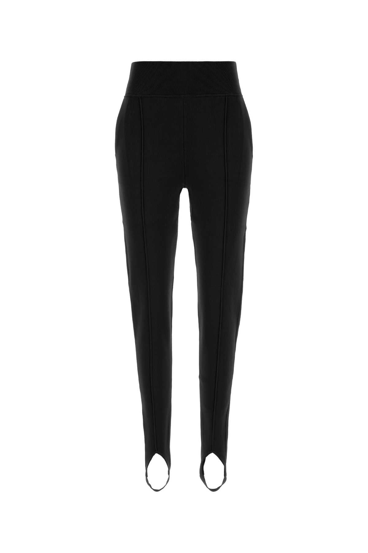 Chloe Women Black Viscose Blend Leggings CHLOE