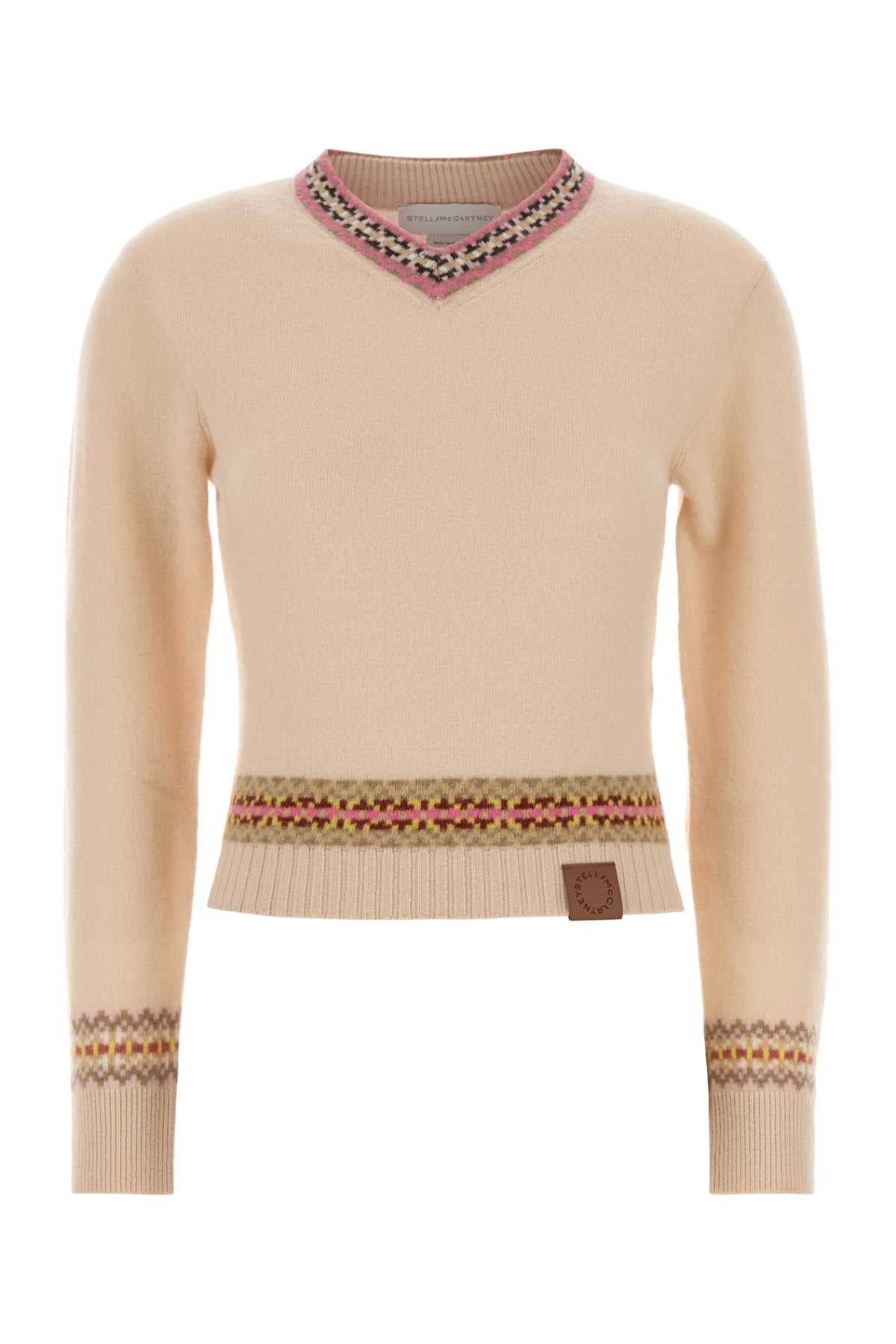 Stella Mccartney Women Light Pink Wool Sweater STELLA MCCARTNEY