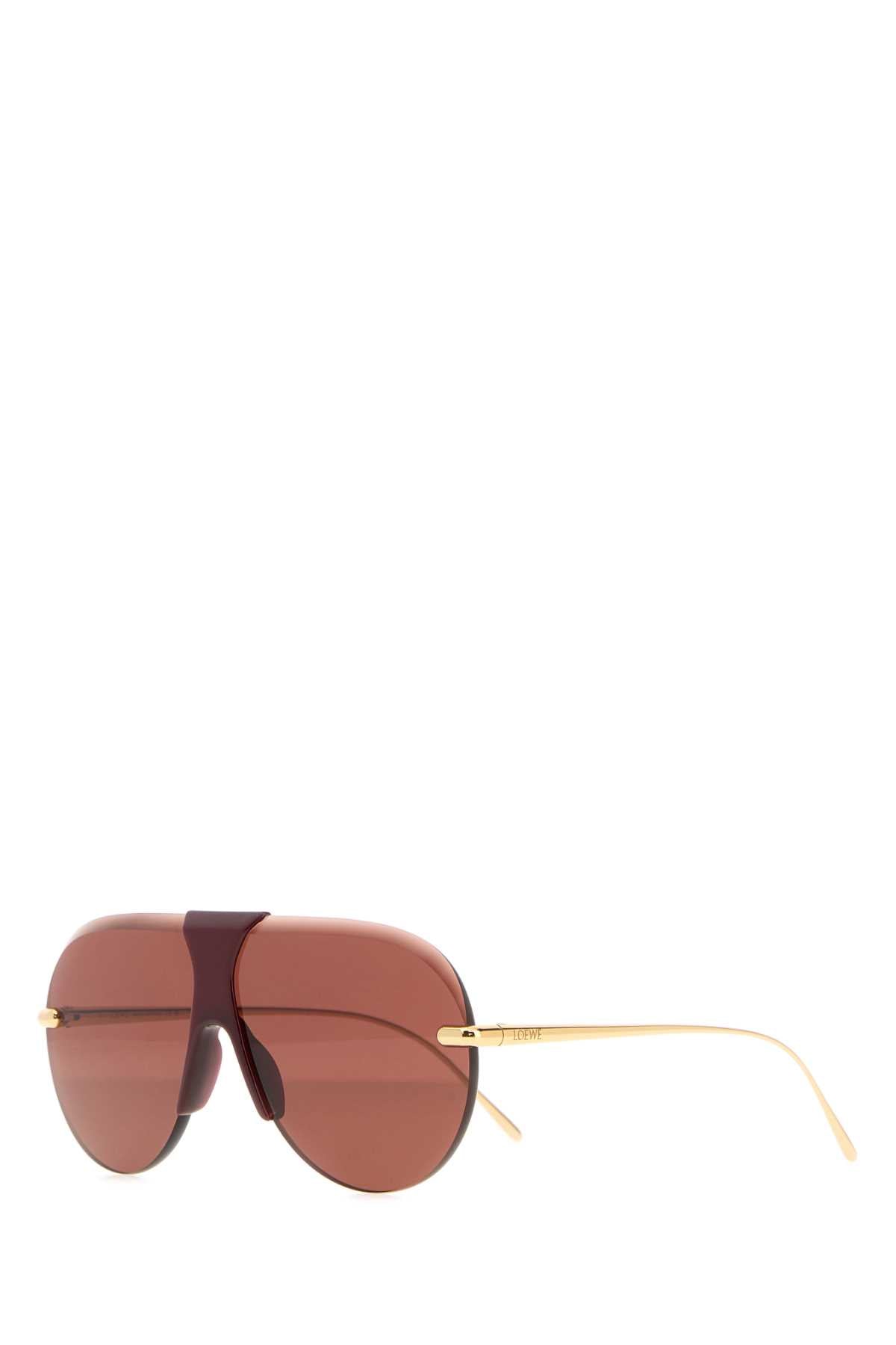 Loewe Women Gold Metal Sunglasses LOEWE