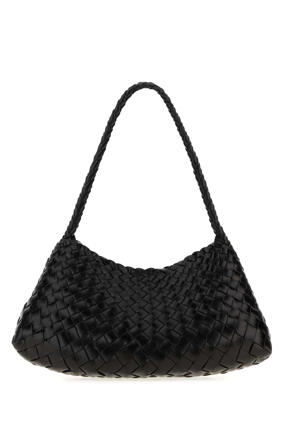 Dragon Diffusion Women Black Leather Rosanna Shoulder Bag DRAGON DIFFUSION