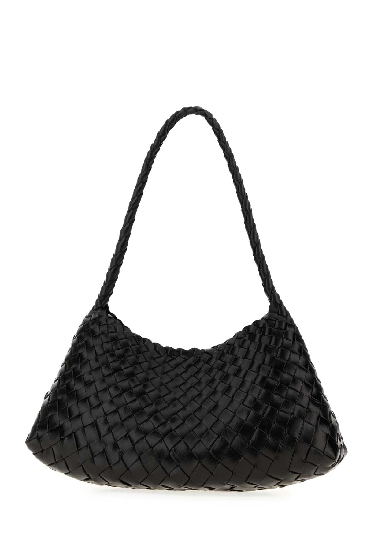 Dragon Diffusion Women Black Leather Rosanna Shoulder Bag DRAGON DIFFUSION