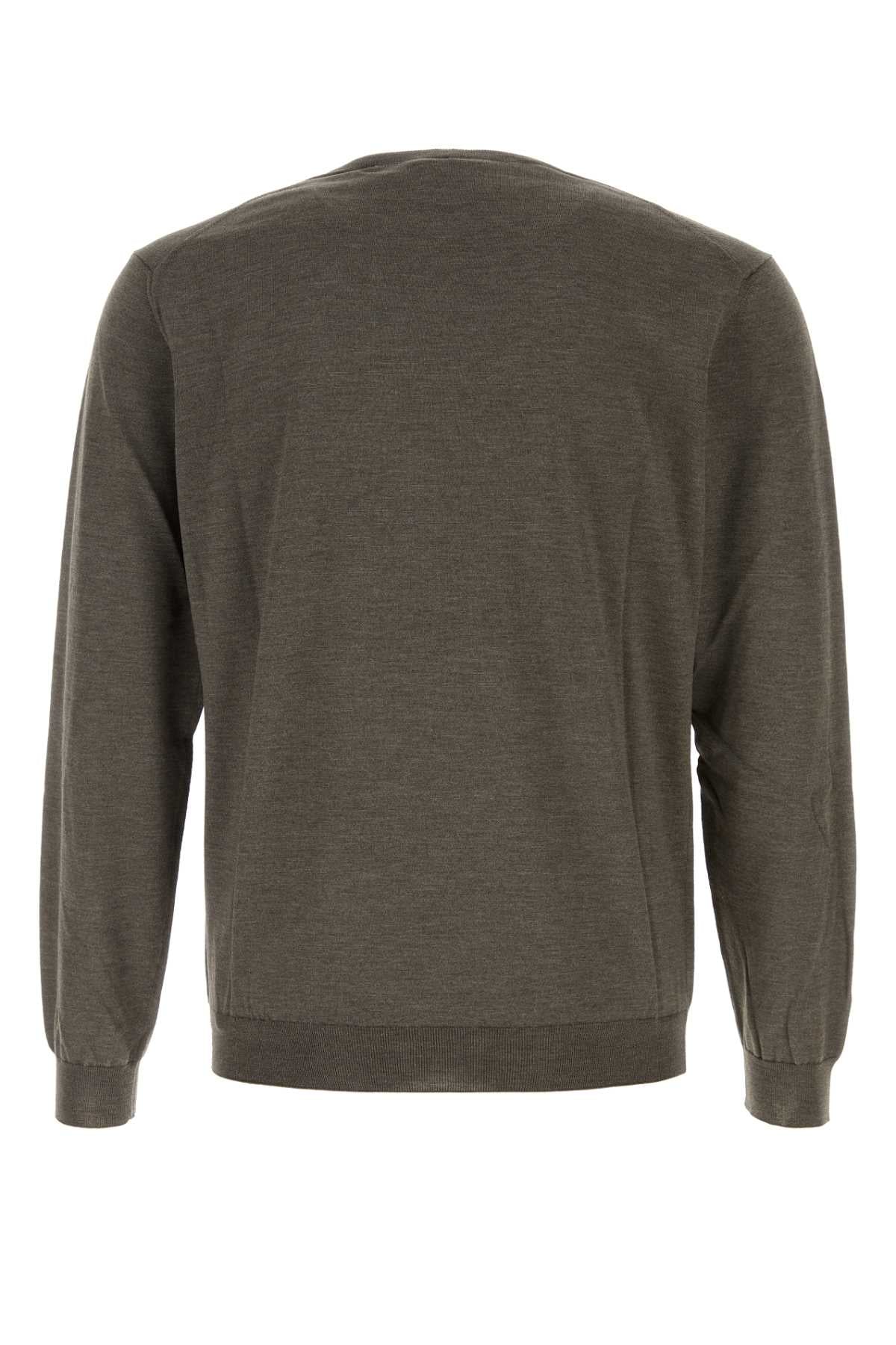 Giorgio Armani Men Brown Silk Blend Sweater GIORGIO ARMANI