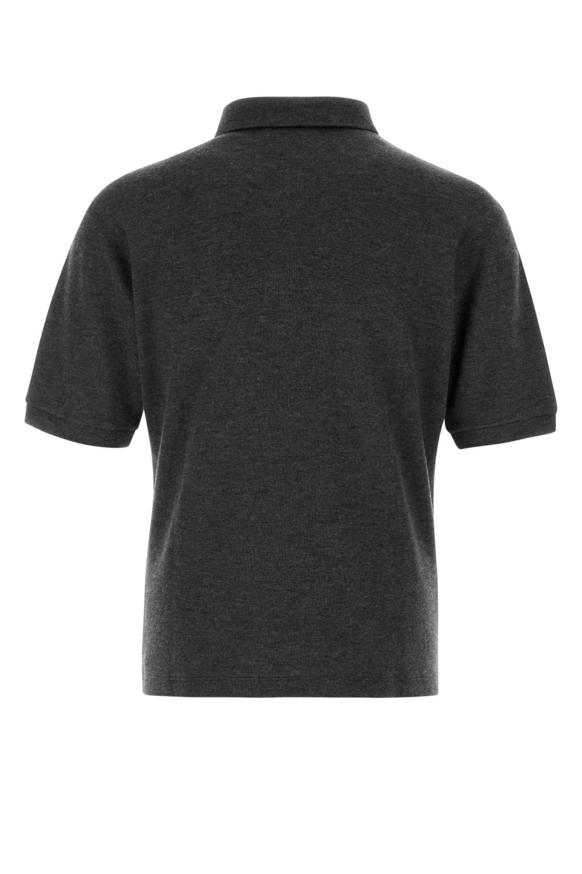 Giorgio Armani Men Graphite Cashmere Polo Shirt GIORGIO ARMANI