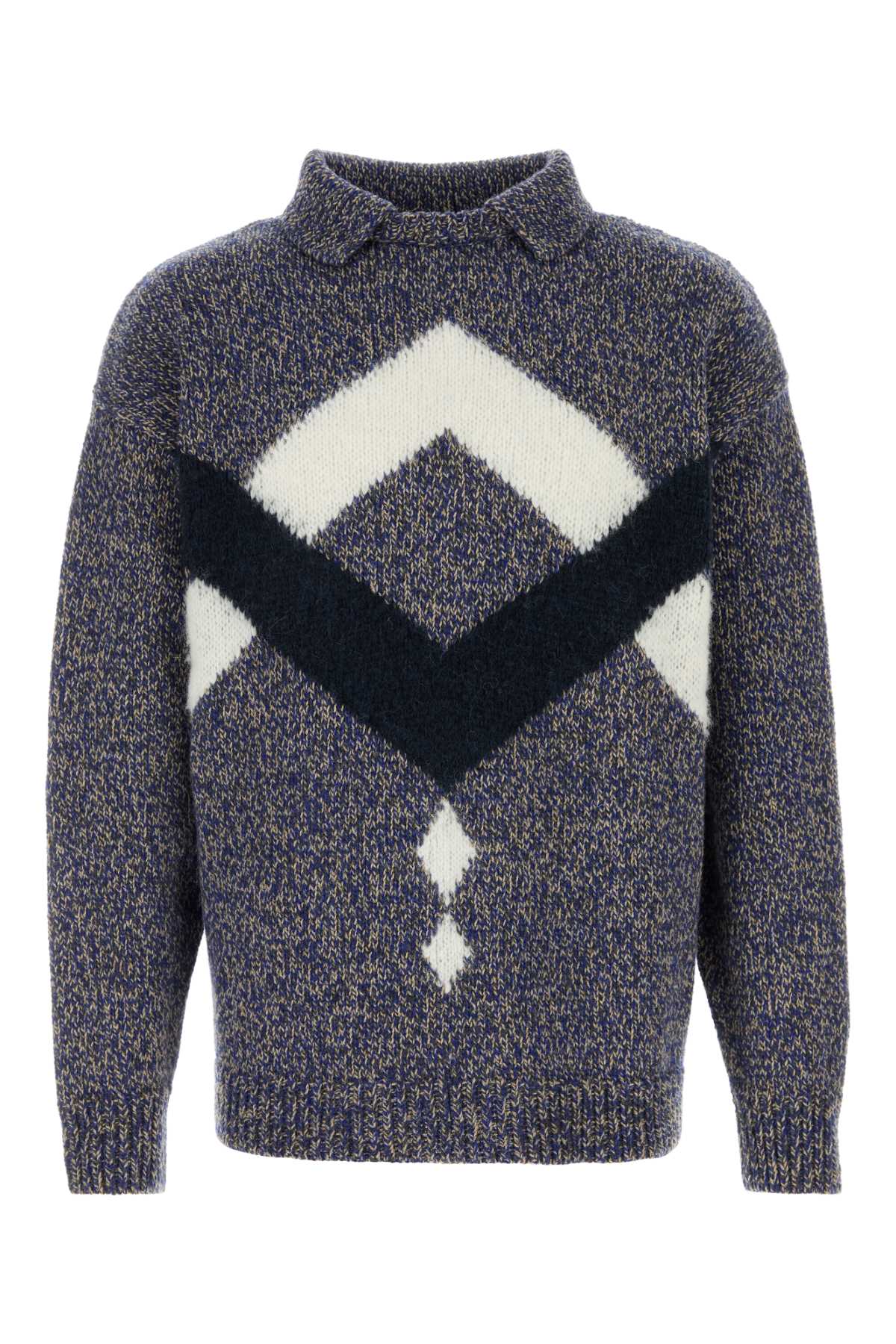 Giorgio Armani Men Multicolor Alpaca And Wool Sweater GIORGIO ARMANI