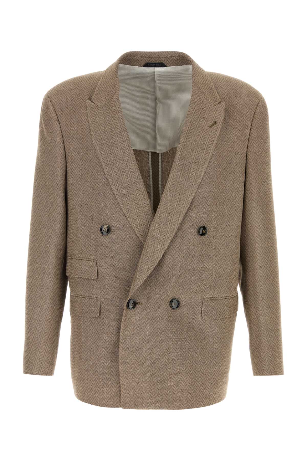 Giorgio Armani Men Embroidered Silk Blazer GIORGIO ARMANI