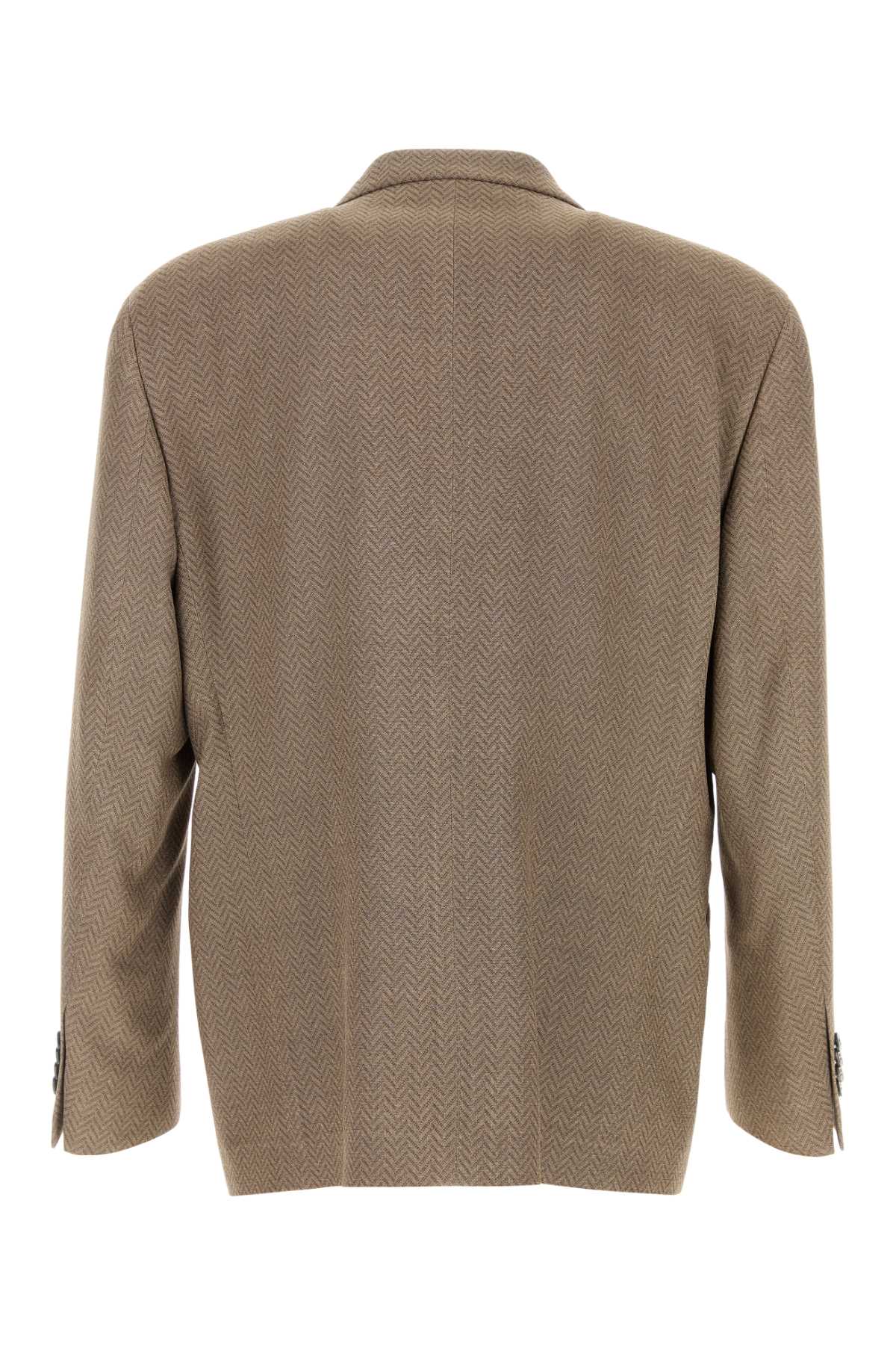 Giorgio Armani Men Embroidered Silk Blazer GIORGIO ARMANI