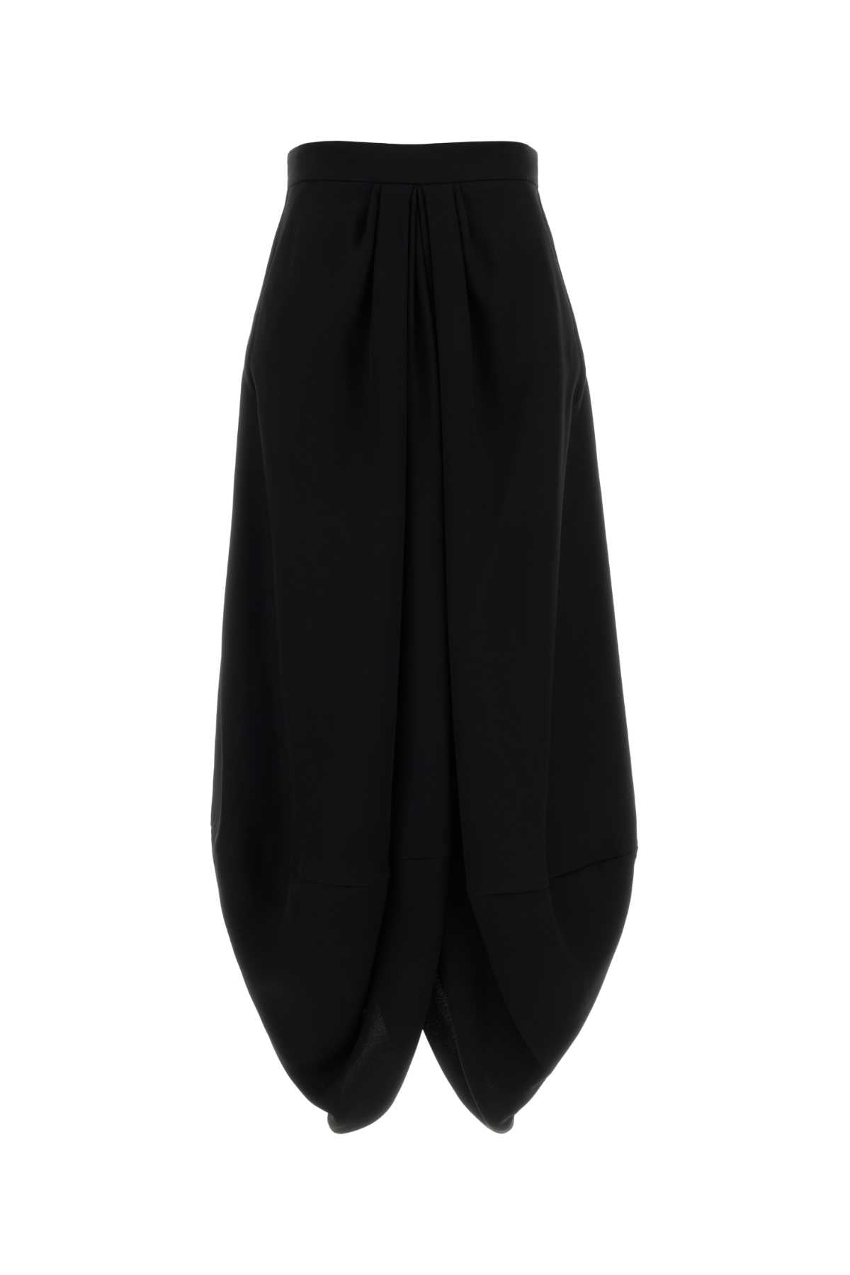 Giorgio Armani Women Black Cady Skirt GIORGIO ARMANI