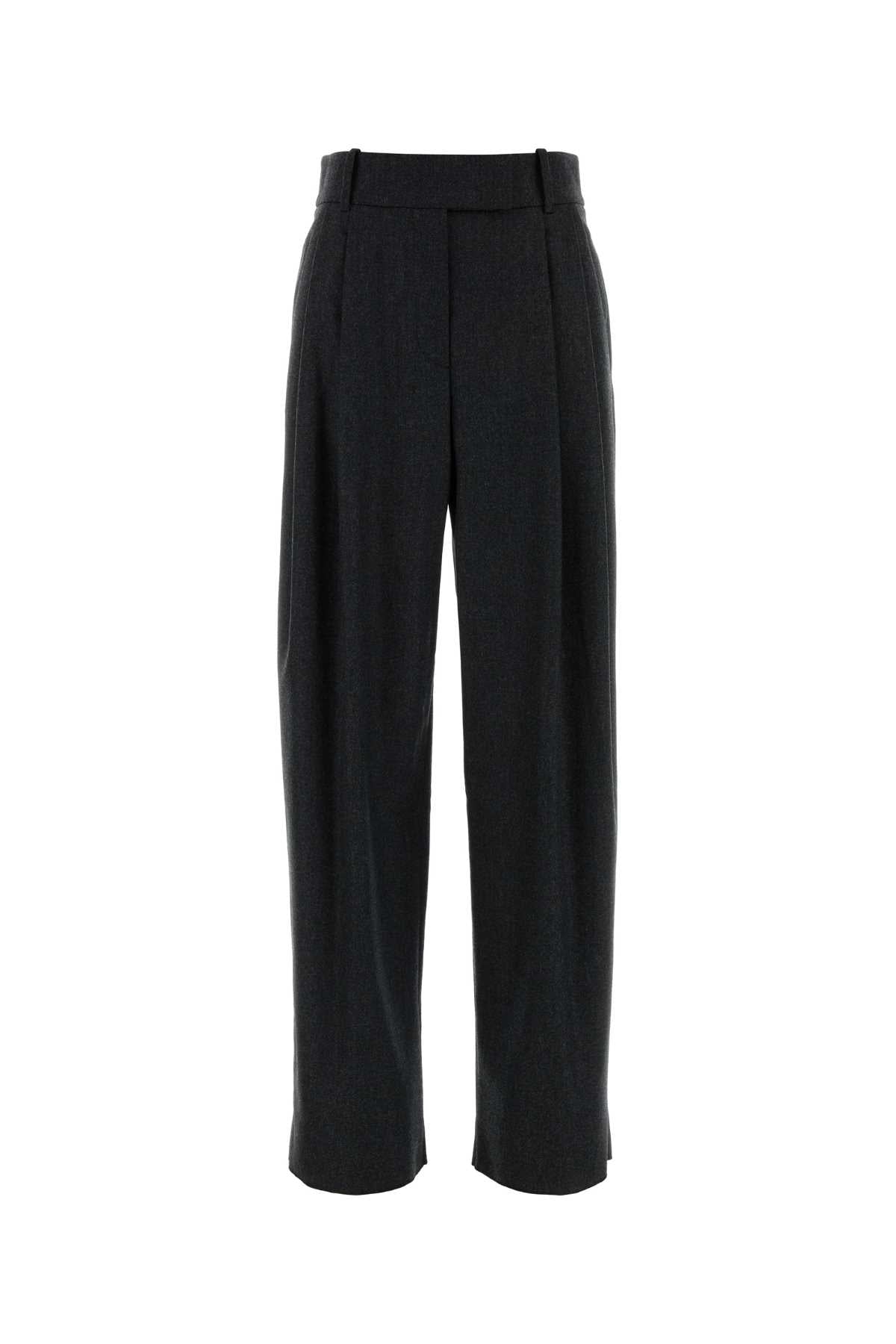 Giorgio Armani Women Charcoal Wool Blend Pant GIORGIO ARMANI
