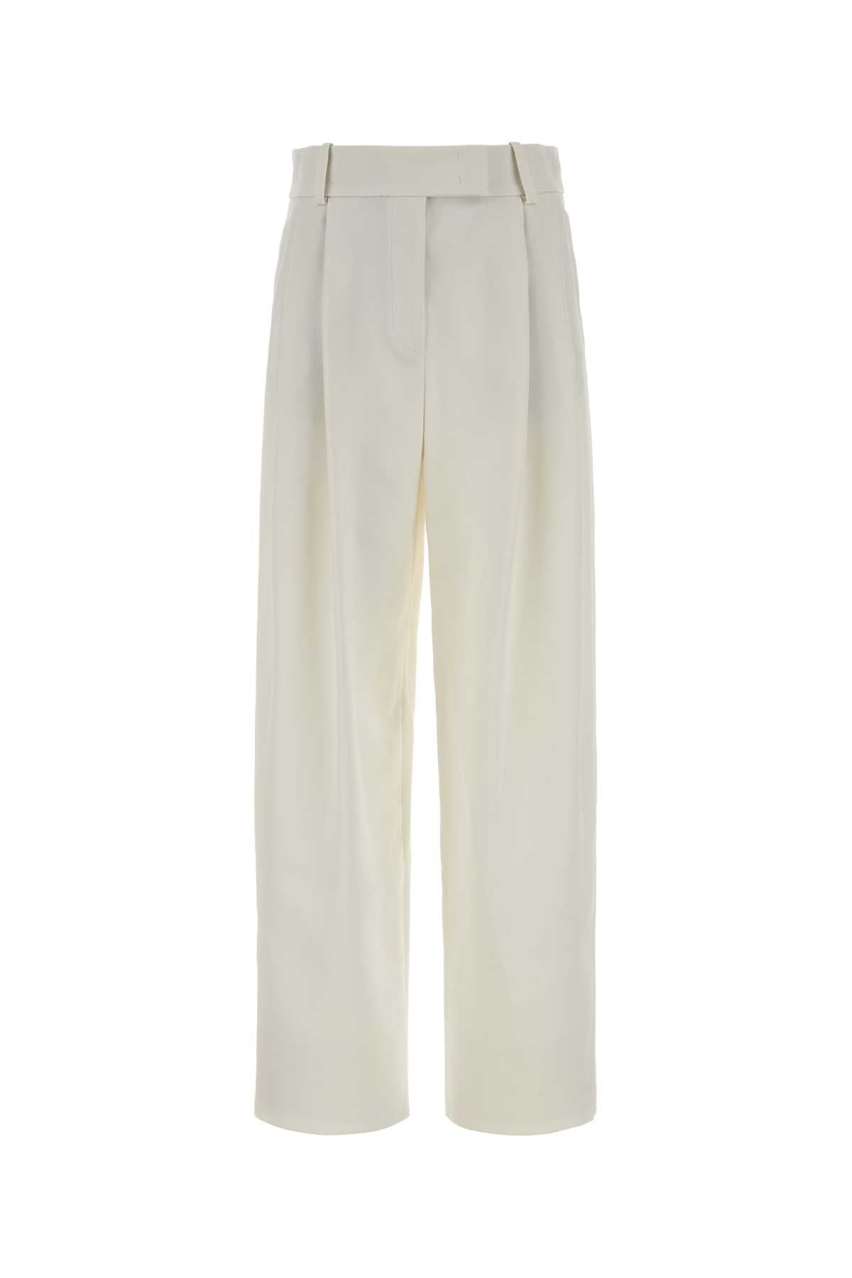 Giorgio Armani Women White Silk Pant GIORGIO ARMANI