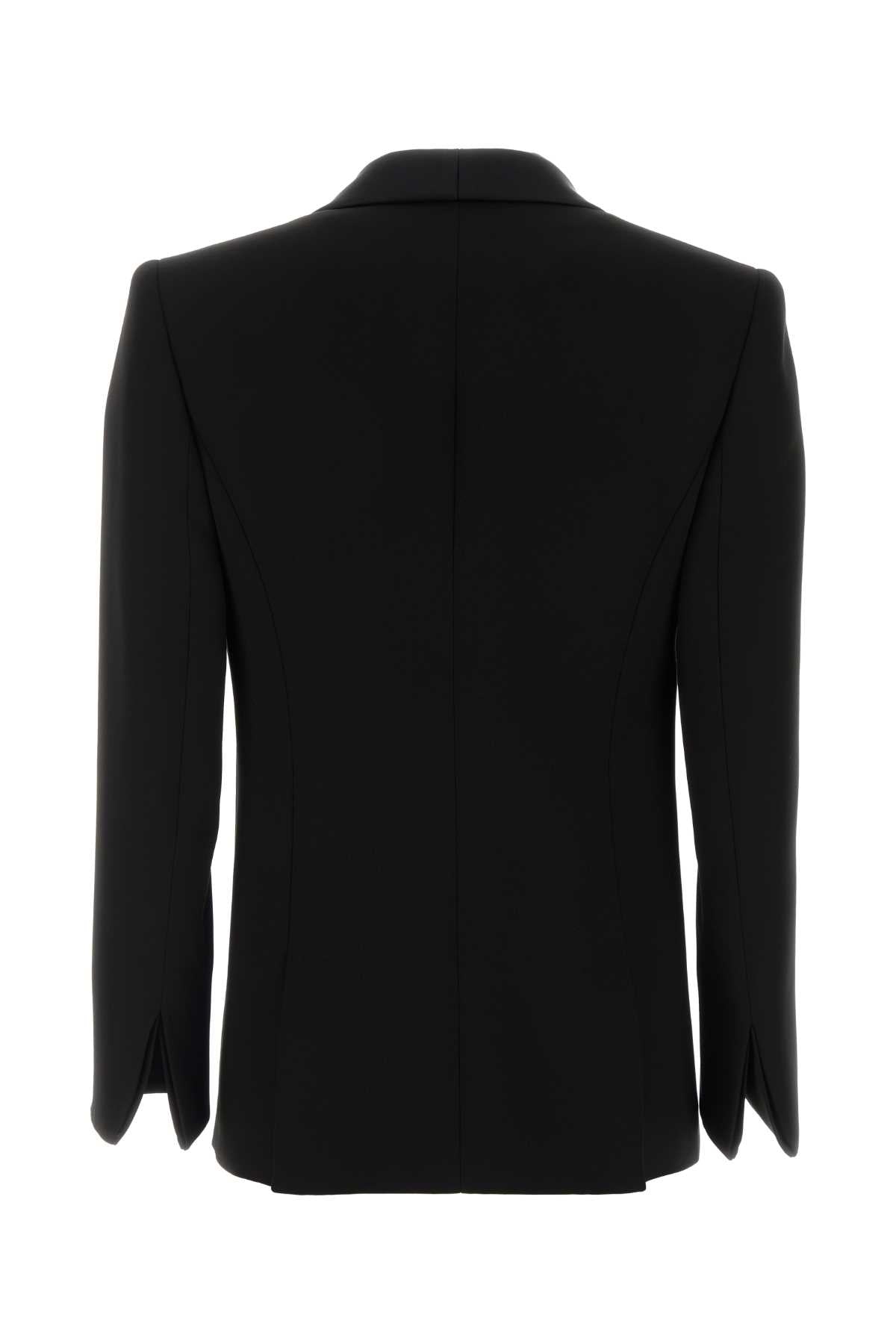 Giorgio Armani Women Black Cady Blazer GIORGIO ARMANI