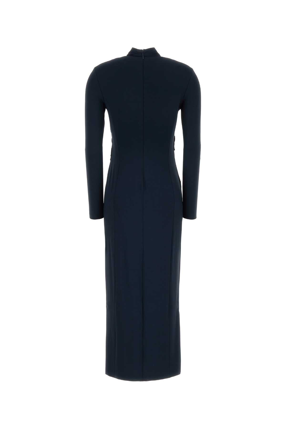 Giorgio Armani Women Navy Blue Stretch Crepe Dress GIORGIO ARMANI