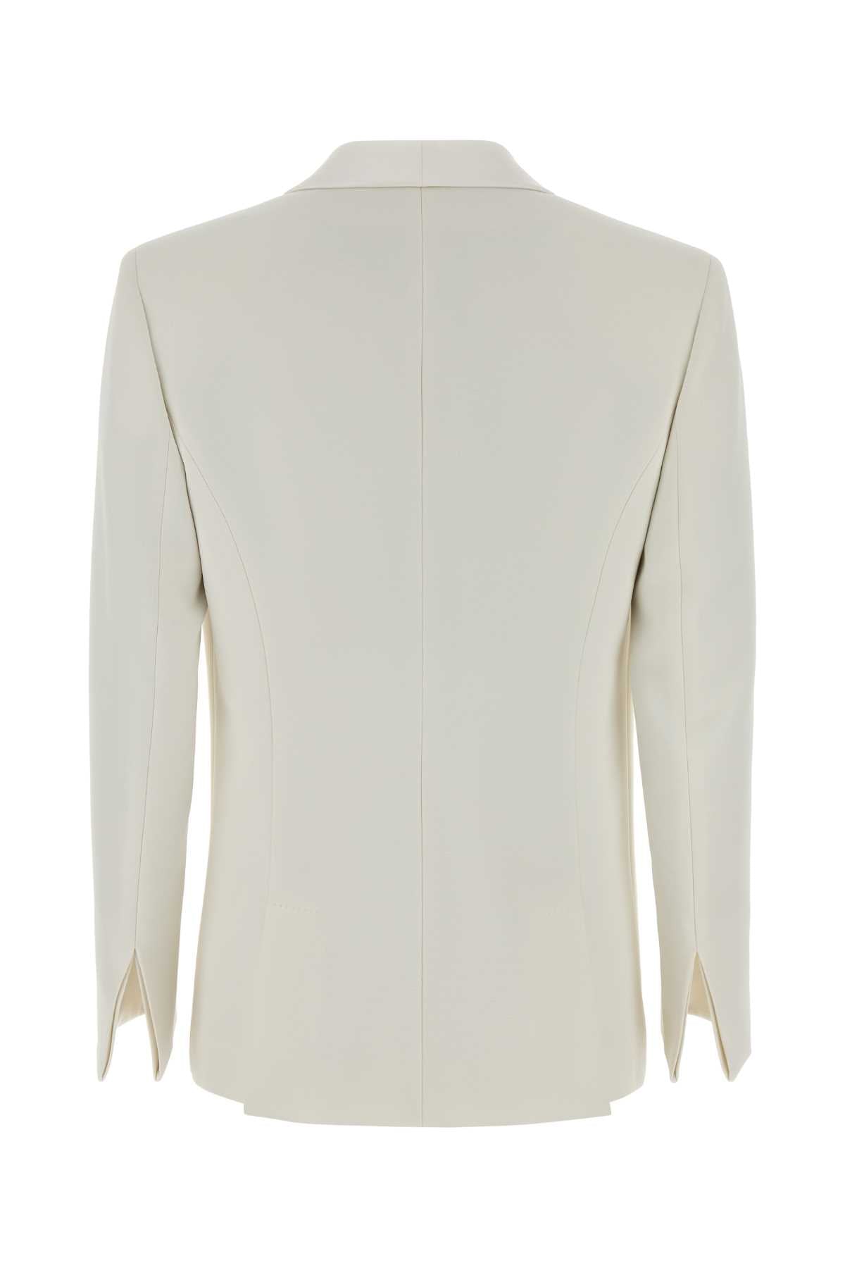 Giorgio Armani Women White Cady Blazer GIORGIO ARMANI