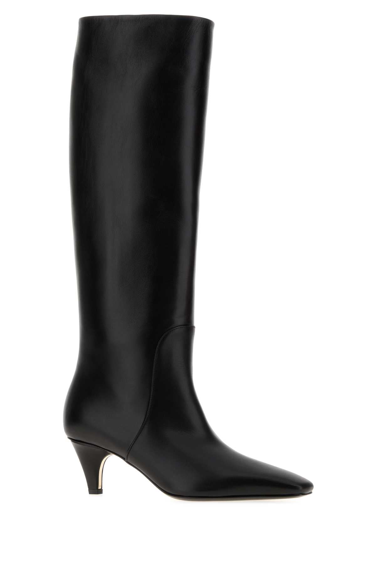 Giorgio Armani Women Black Leather Boots GIORGIO ARMANI