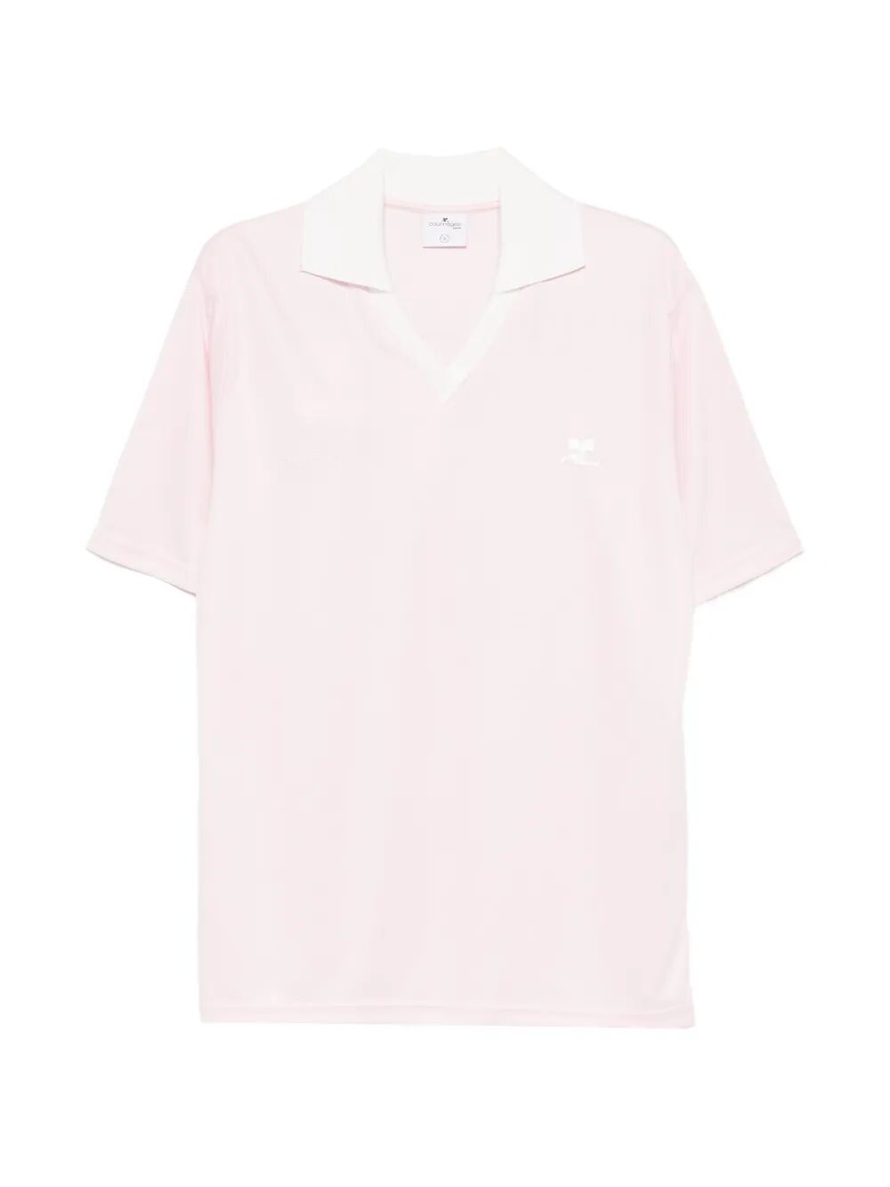 Courreges Women V-Neck Oversized Sports Polo COURREGES
