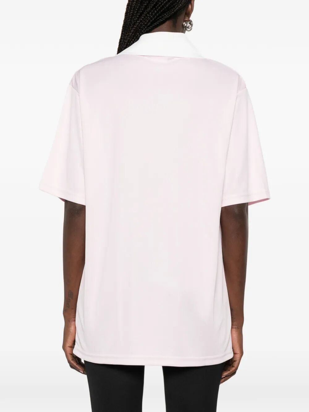 Courreges Women V-Neck Oversized Sports Polo COURREGES