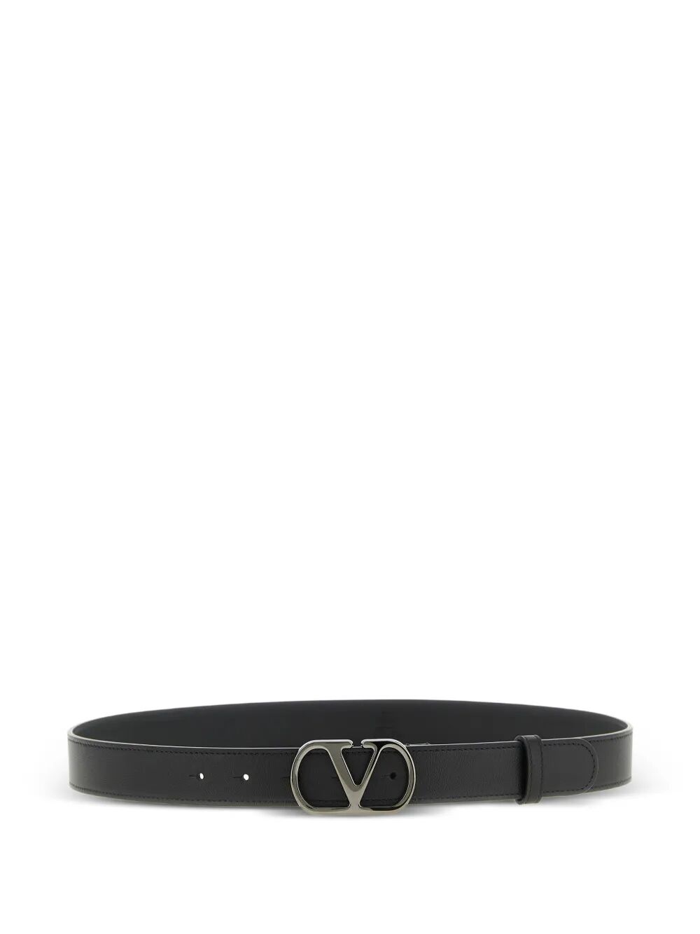 Valentino Garavani Men Vlogo Signature Belt In Shiny Calfskin VALENTINO GARAVANI