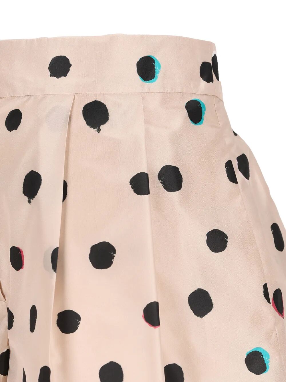 Fendi Women Falena Dots-Print Taffeta Flared Shorts FENDI
