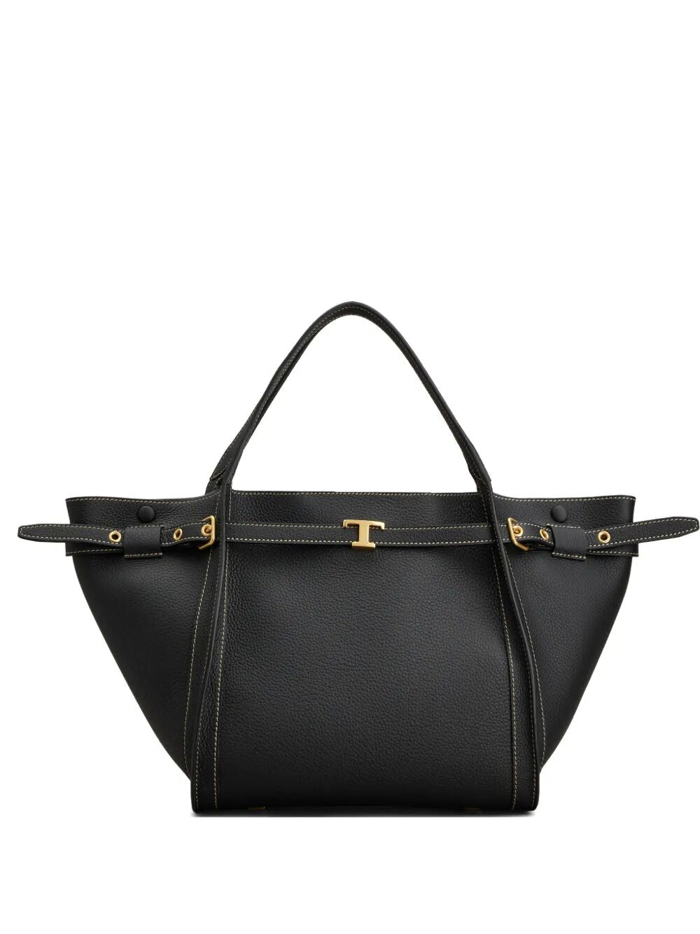 Tod's Women Small Leather Shopping Bag With T Timeless Accessory TOD'S