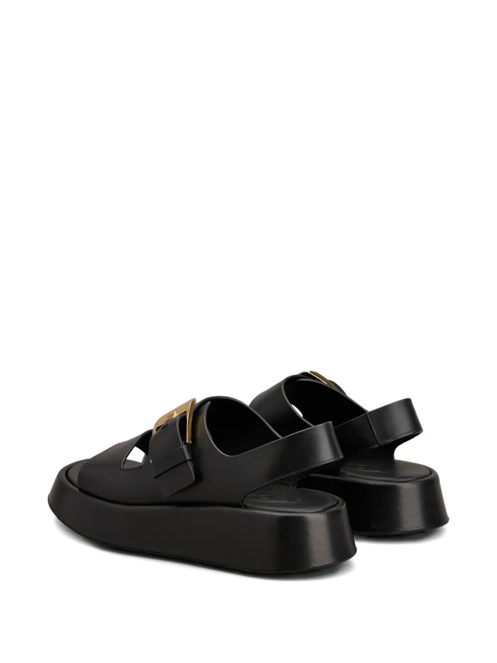 Tod's Women Leather Strappy Sandals With Maxi Buckle TOD'S