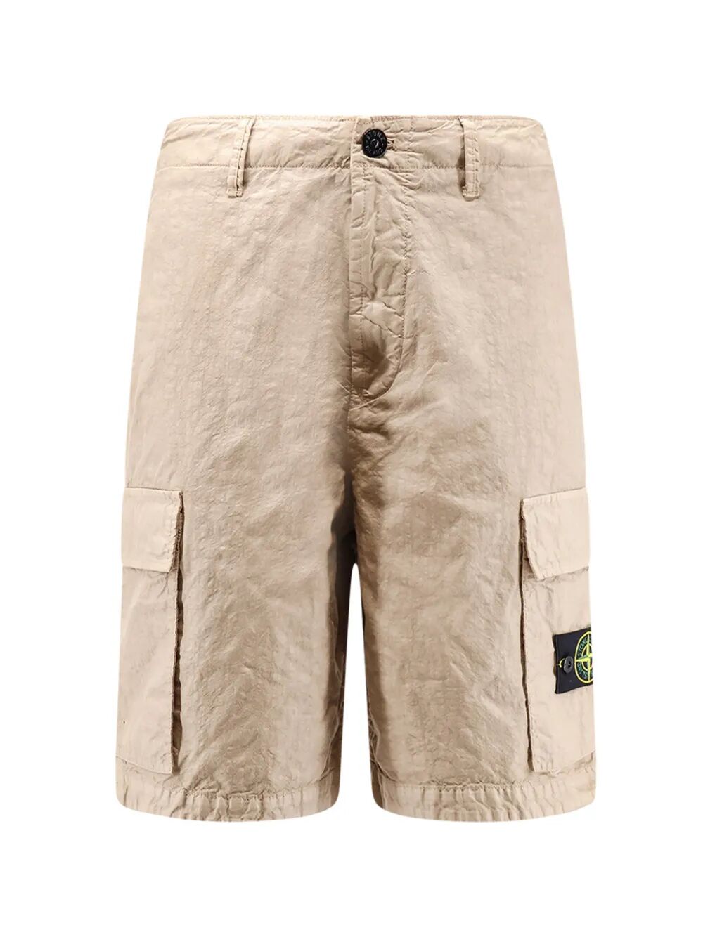 Stone Island Men Nylon Panama Loose Fit Cargo Bermudas STONE ISLAND