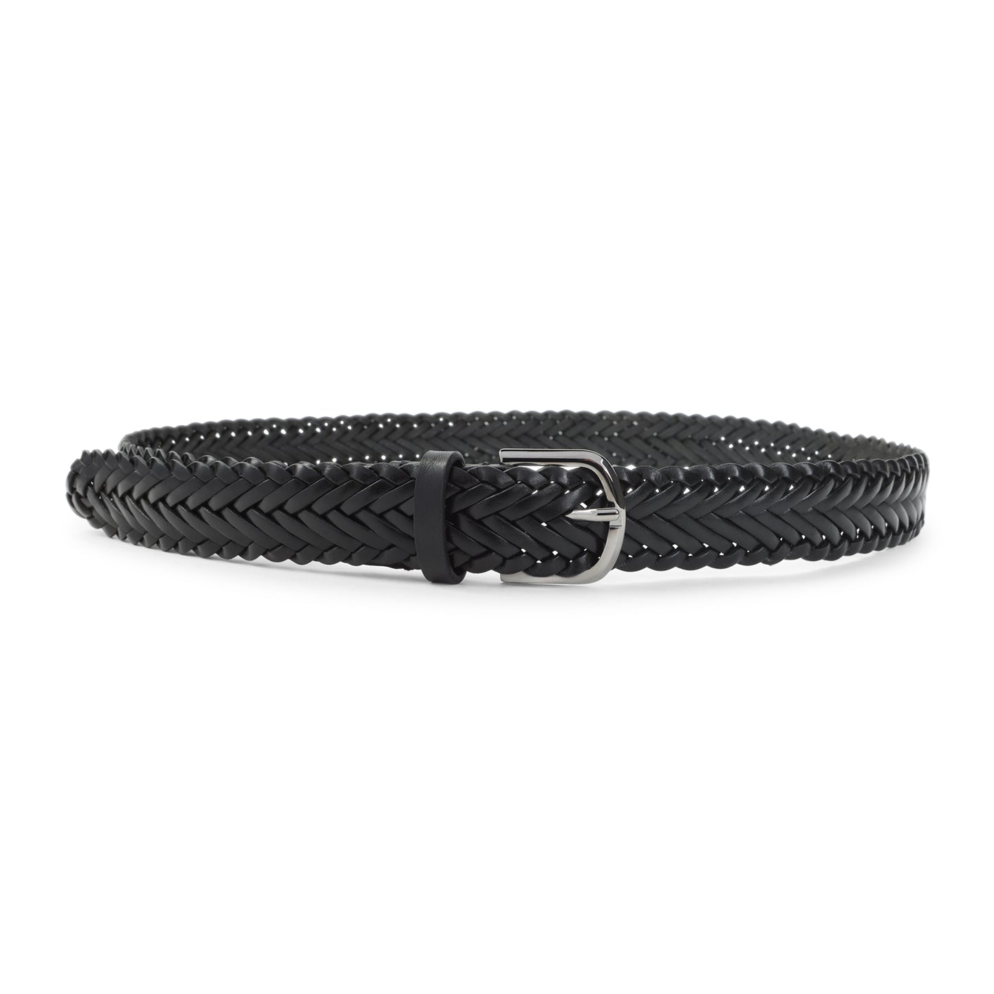 Giorgio Armani Woven Leather Belt Men GIORGIO ARMANI