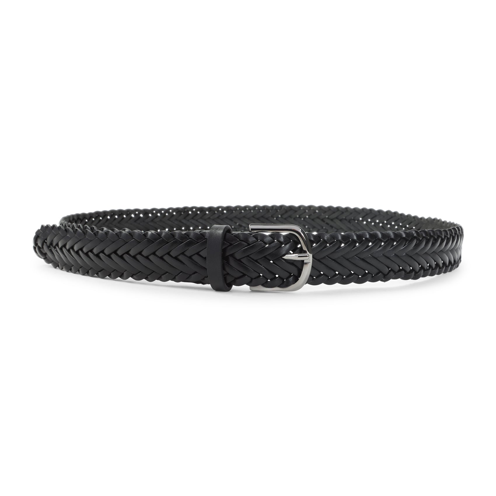 Giorgio Armani Woven Leather Belt Men GIORGIO ARMANI