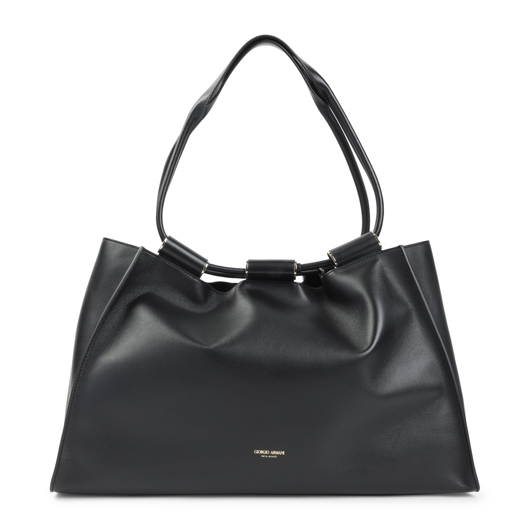 Giorgio Armani Leather Shopping Bag Women GIORGIO ARMANI