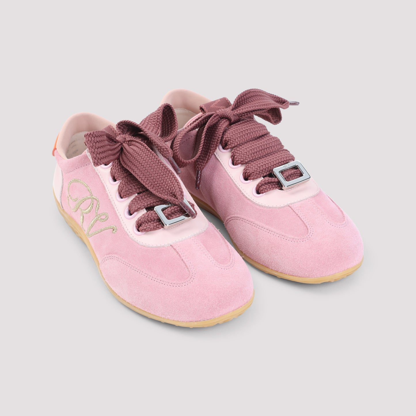 Roger Vivier Pink Low Top Sneakers Women ROGER VIVIER