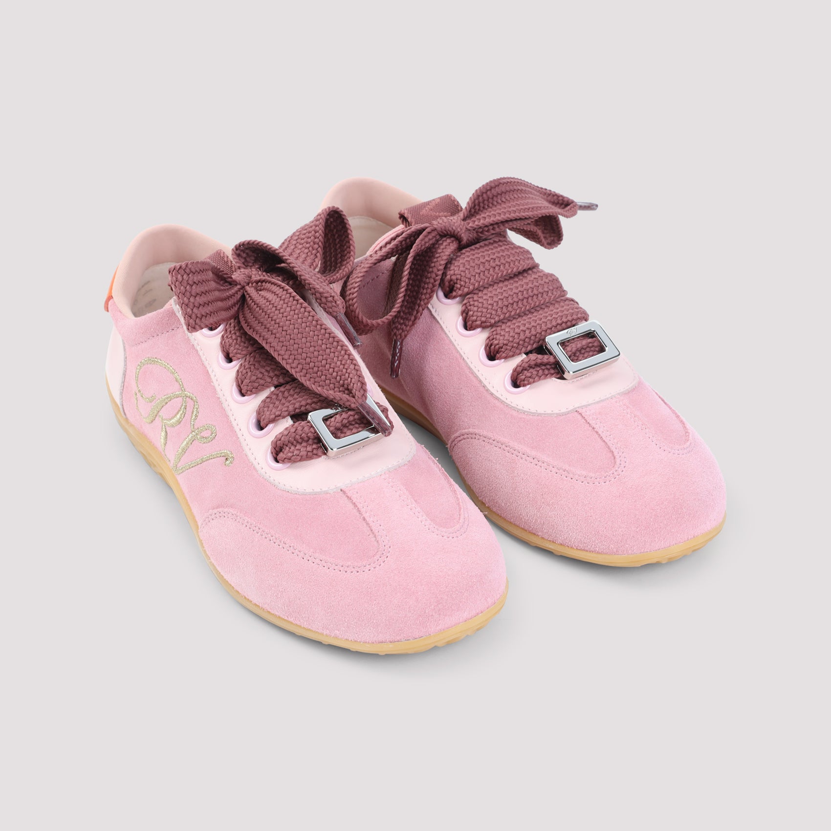 Roger Vivier Pink Low Top Sneakers Women ROGER VIVIER