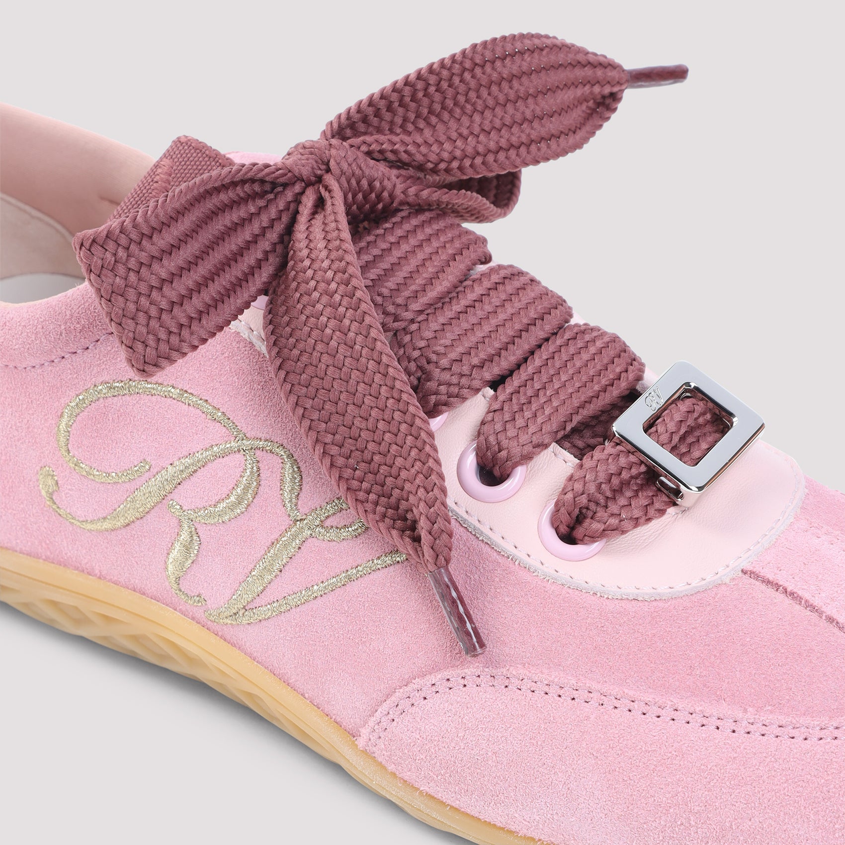 Roger Vivier Pink Low Top Sneakers Women ROGER VIVIER