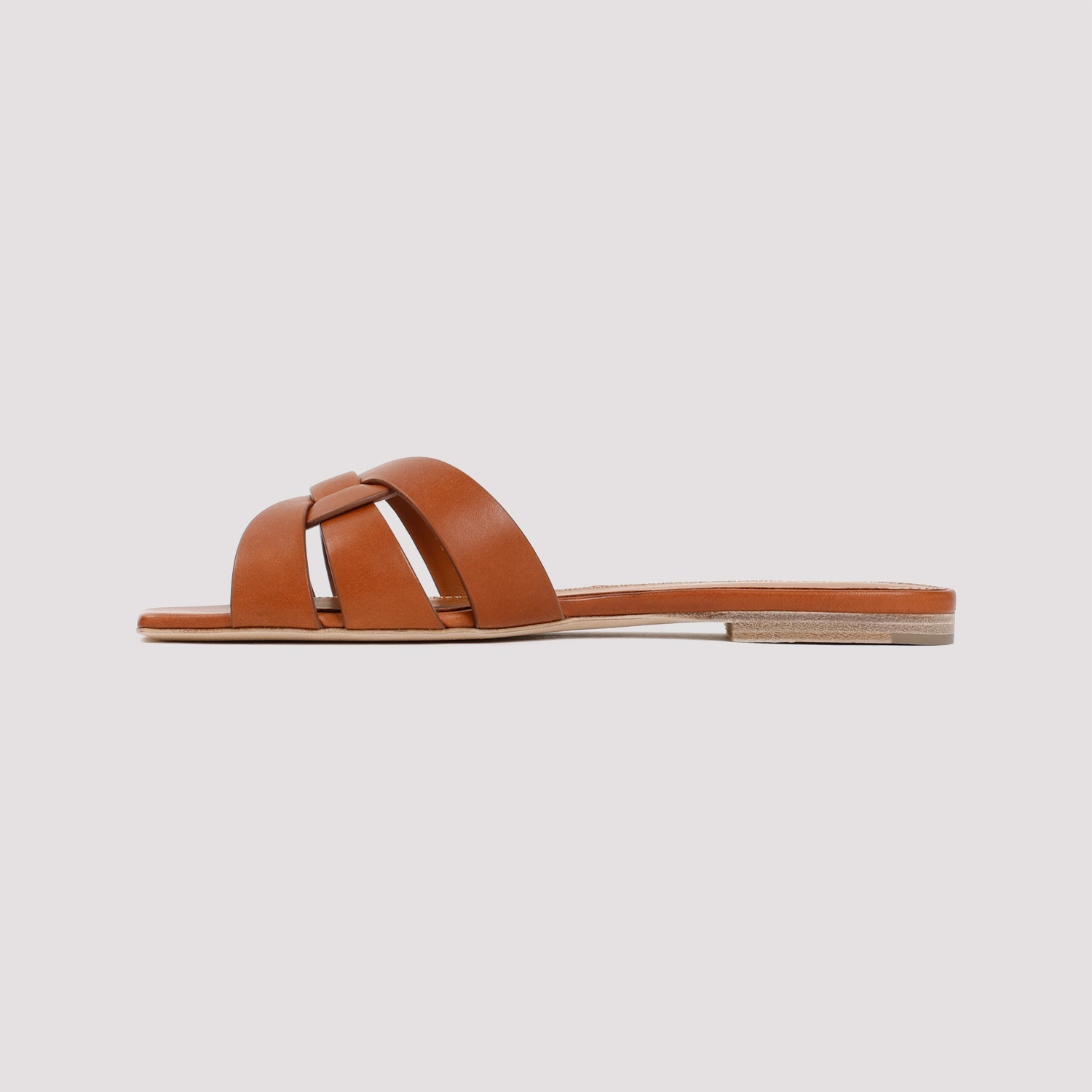 Saint Laurent Leather Tribute Flats Women SAINT LAURENT