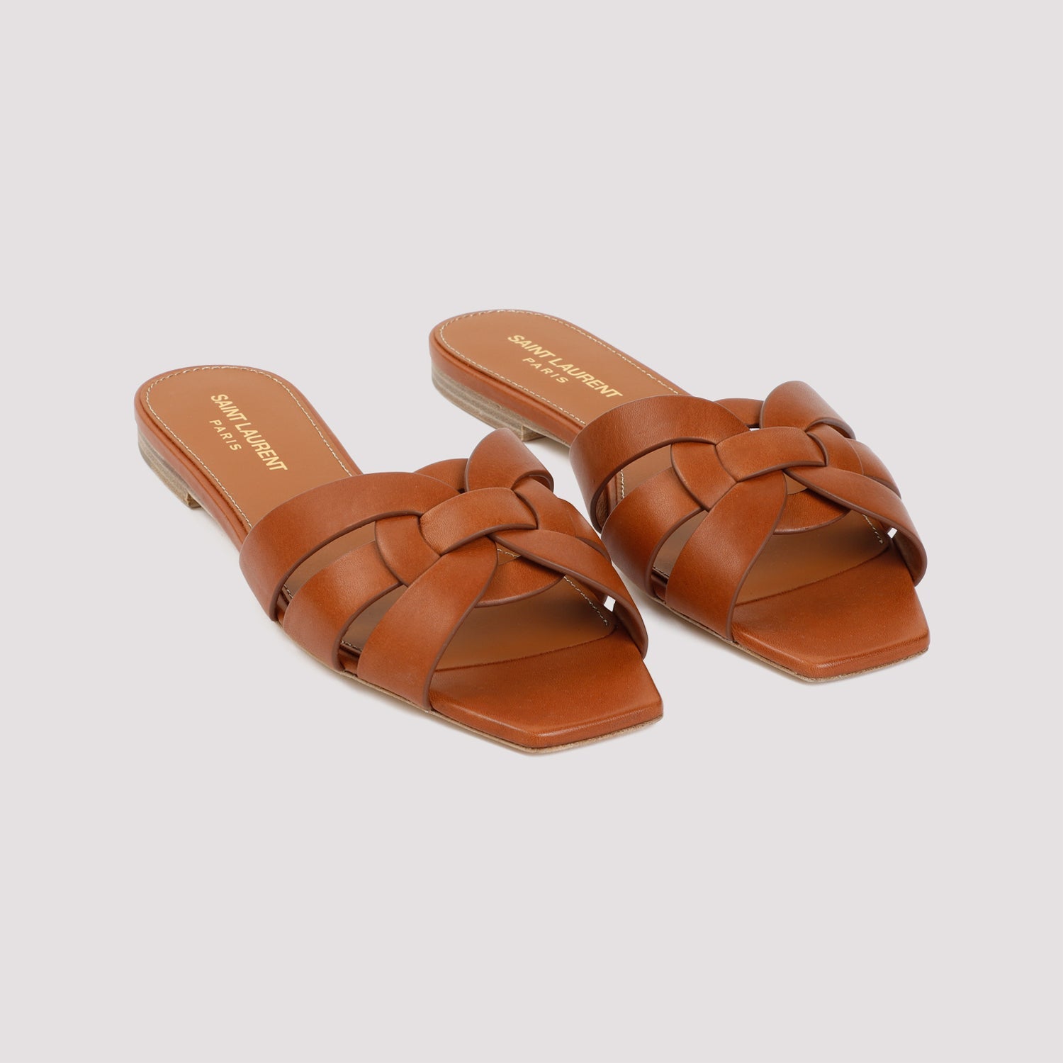 Saint Laurent Leather Tribute Flats Women SAINT LAURENT